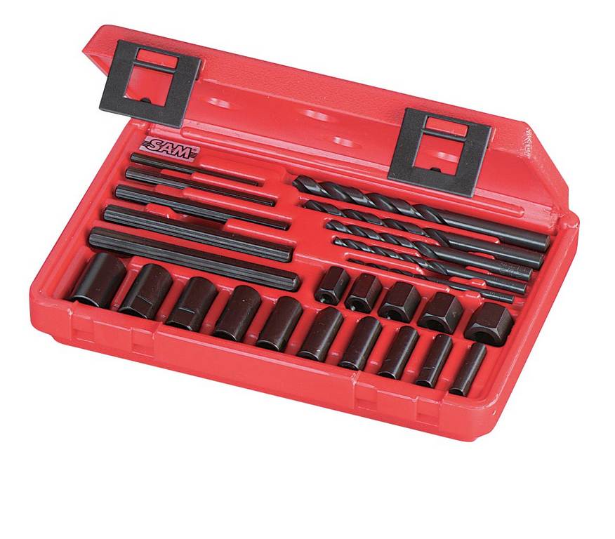 COFFRET DE 5 EXTRACTEURS POUR VIS CASSEES SAM OUTILLAGE - 762C25