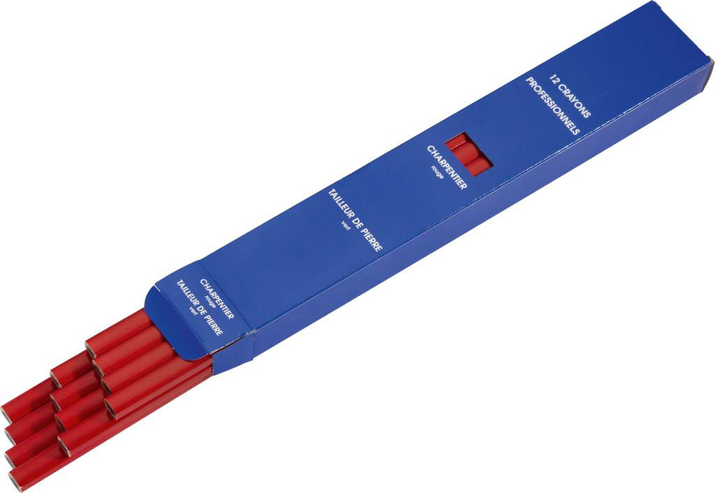BOITE 12 CRAYONS CHARPENTIER SAM OUTILLAGE - 773P2