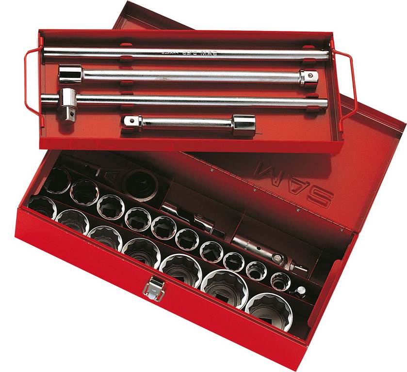 COFFRET 22 OUTILS 3/4' EN POUCES SAM OUTILLAGE - 78CP22
