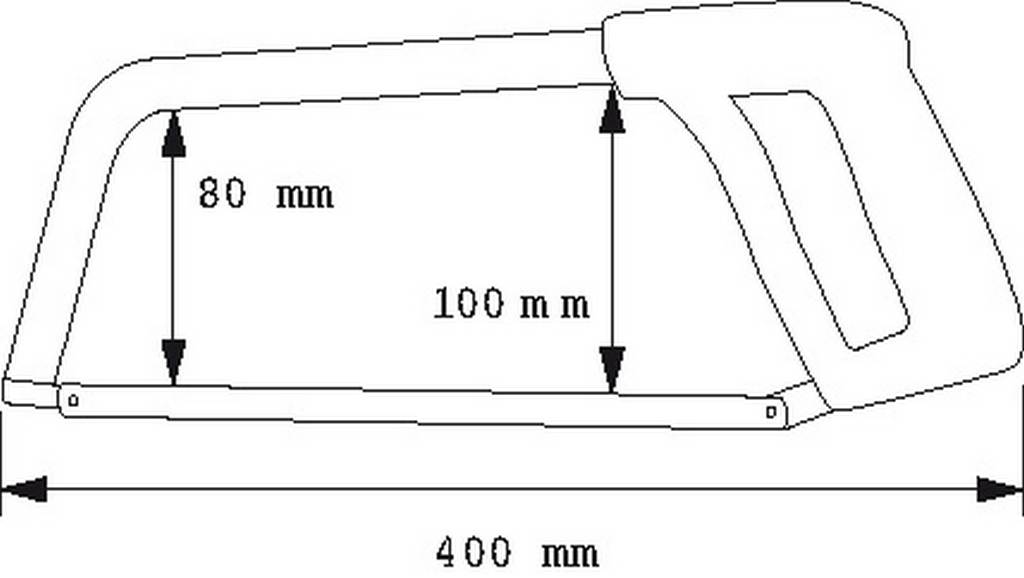 MONTURE DE SCIE A METAUX SAM OUTILLAGE - 794