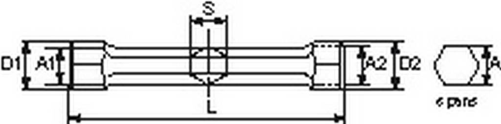CLE TUBE DROITE 24X26 MM SAM OUTILLAGE - 86D24X26