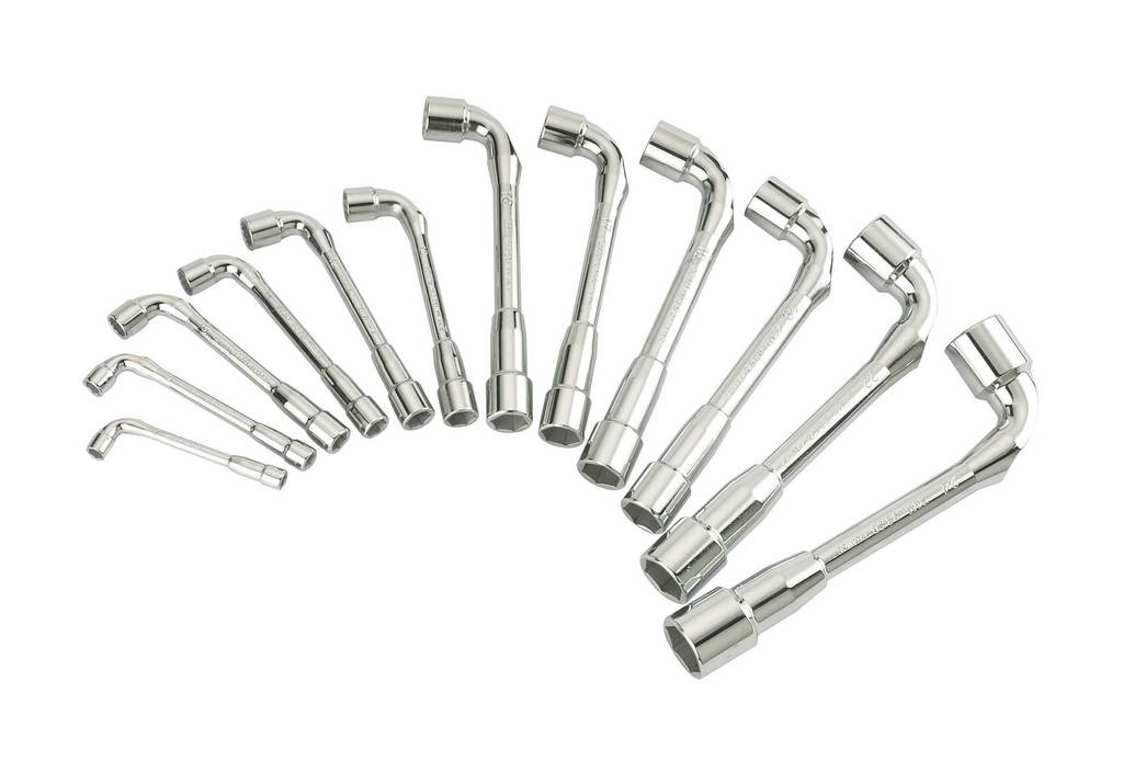 Jeu de 12 clés à pipe débouchées 6x12 pans SAM OUTILLAGE - 93SDJ12