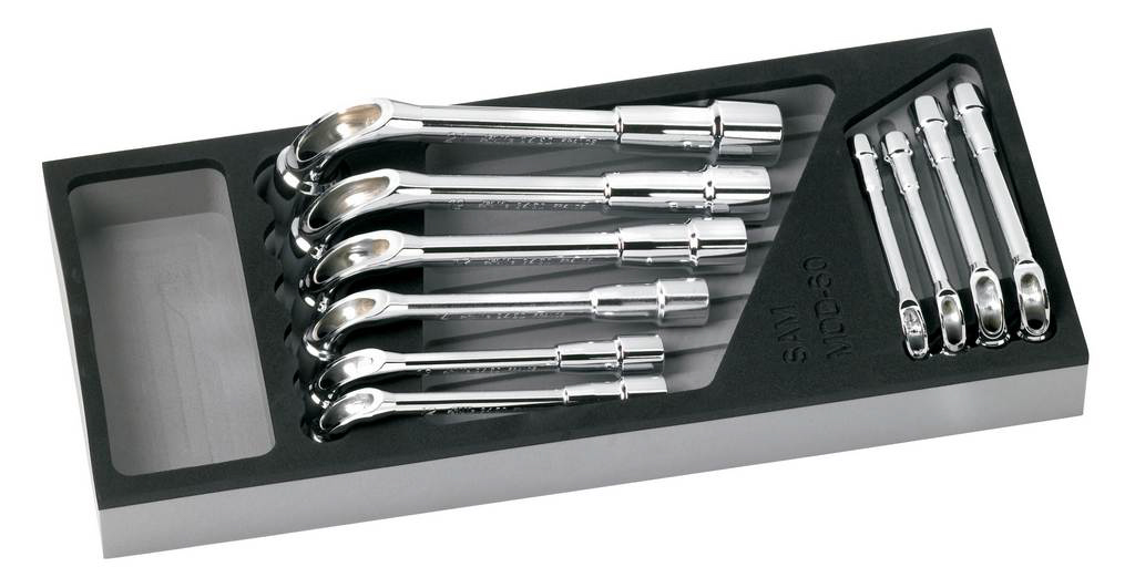 MODULE MOUSSE 10 CLES PIPE SAM OUTILLAGE - 93SJ10MM