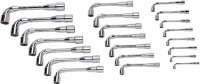 JEU DE 22 CLÉS À  PIPE SAM OUTILLAGE DÉBOUCHÉES 6/6 PANS SATINÉE 8 A 32 MM -94-J22