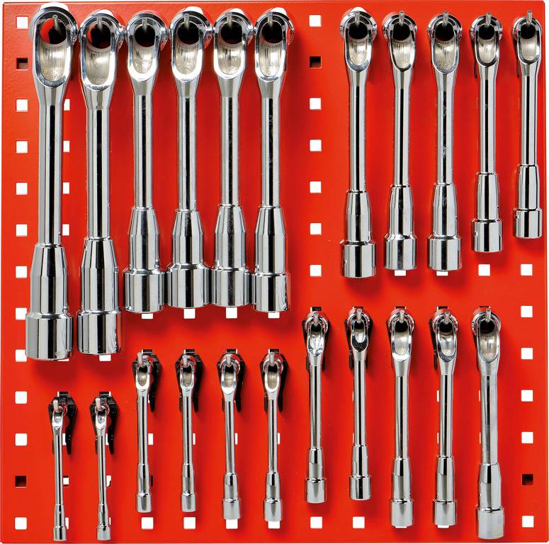 PANNEAU MURAL 22 CLES A PIPE DEBOUCHEES 6 PANS SAM OUTILLAGE - 94SDJ22P