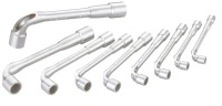 JEU DE 9 CLÉS À  PIPE SAM OUTILLAGE DÉBOUCHÉES 6/6 PANS POLIE 8 A 19 MM - 94-SDJ9