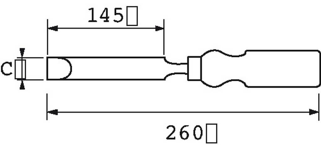 CISEAU SCULPTEUR SAM OUTILLAGE - B60718