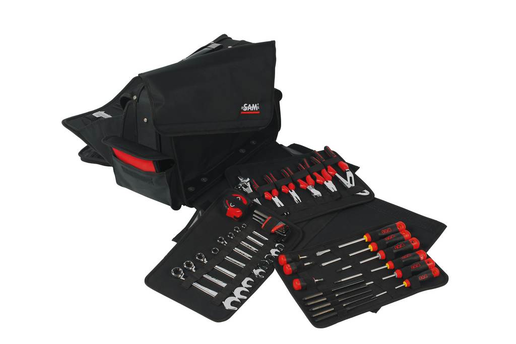 VALISE TEXTILE VIDE 440 MM AVEC TROLLEY SAM OUTILLAGE - BAG3