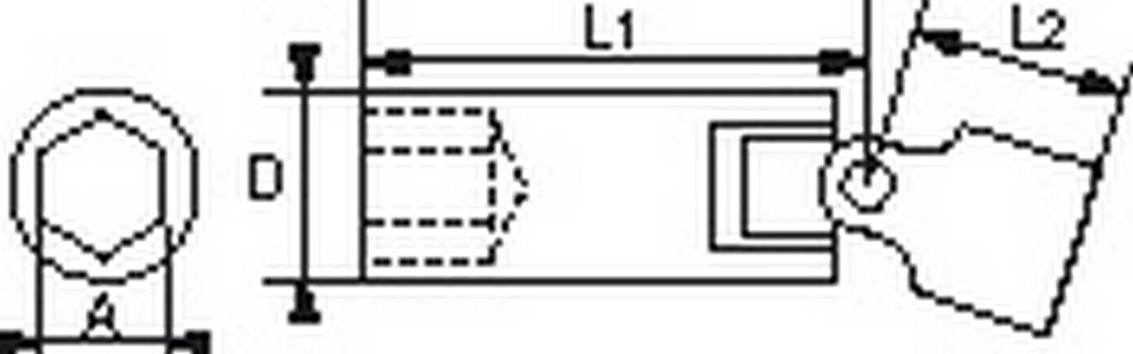 DOUILLE 3/8 POUR BOUGIE DE 16 MM A CARDAN SAM OUTILLAGE - BDC16JC