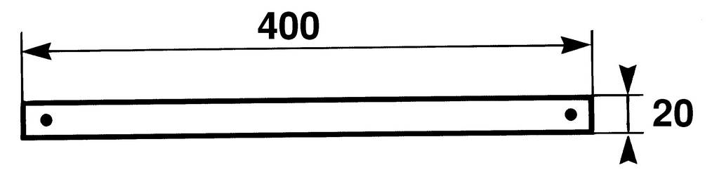 POIGNEE DE SERRAGE 3/4 BROCHE 400 MM SAM OUTILLAGE - C125A