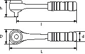 Cliquet composite 1/2 PUSH SAM OUTILLAGE - COMPOCLIC-3