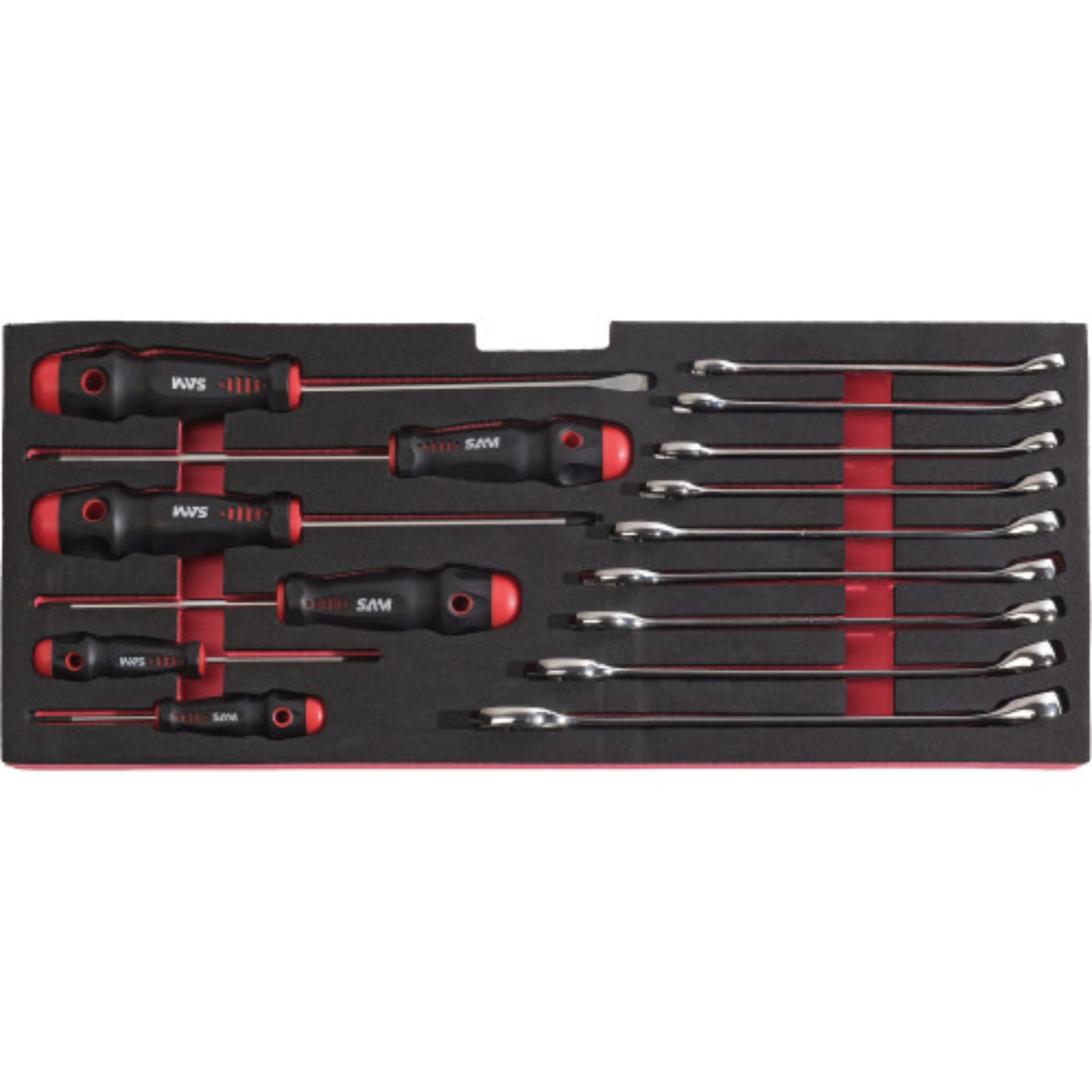 Composition de 100 outils avec coffre à tiroirs - SAM OUTILLAGE - CP100CF
