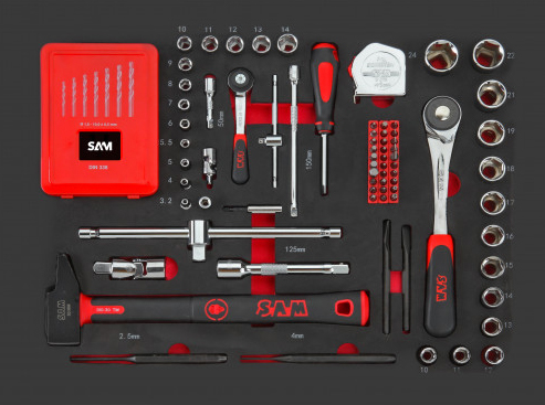 Valise multi outils 145 outils SAM OUTILLAGE - CP146