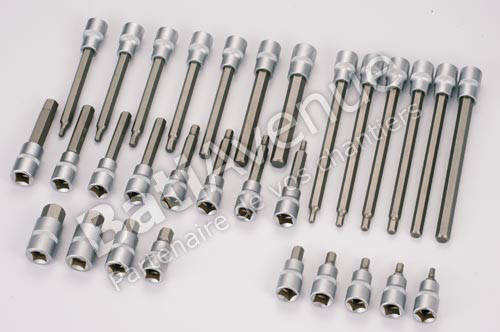 DOUILLES SAM OUTILLAGE TOURNEVIS 1/2 - 6 PANS COFFRET -CP-SCJ