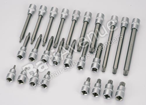 DOUILLES SAM OUTILLAGE TOURNEVIS 1/2 XZN : COFFRET -CP-SDJ