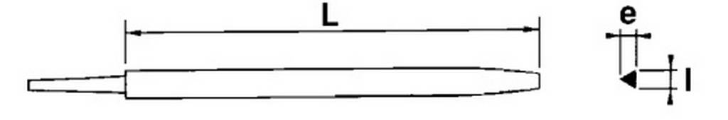 TIERS-POINTS REGULIER EMMANCHE 200 MM SAM OUTILLAGE - LTV20RE