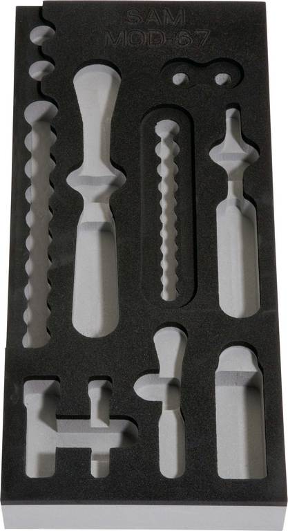 MODULE VIDE POUR DOUILLES ET ACCESSOIRES 1/4 SAM OUTILLAGE - MOD67