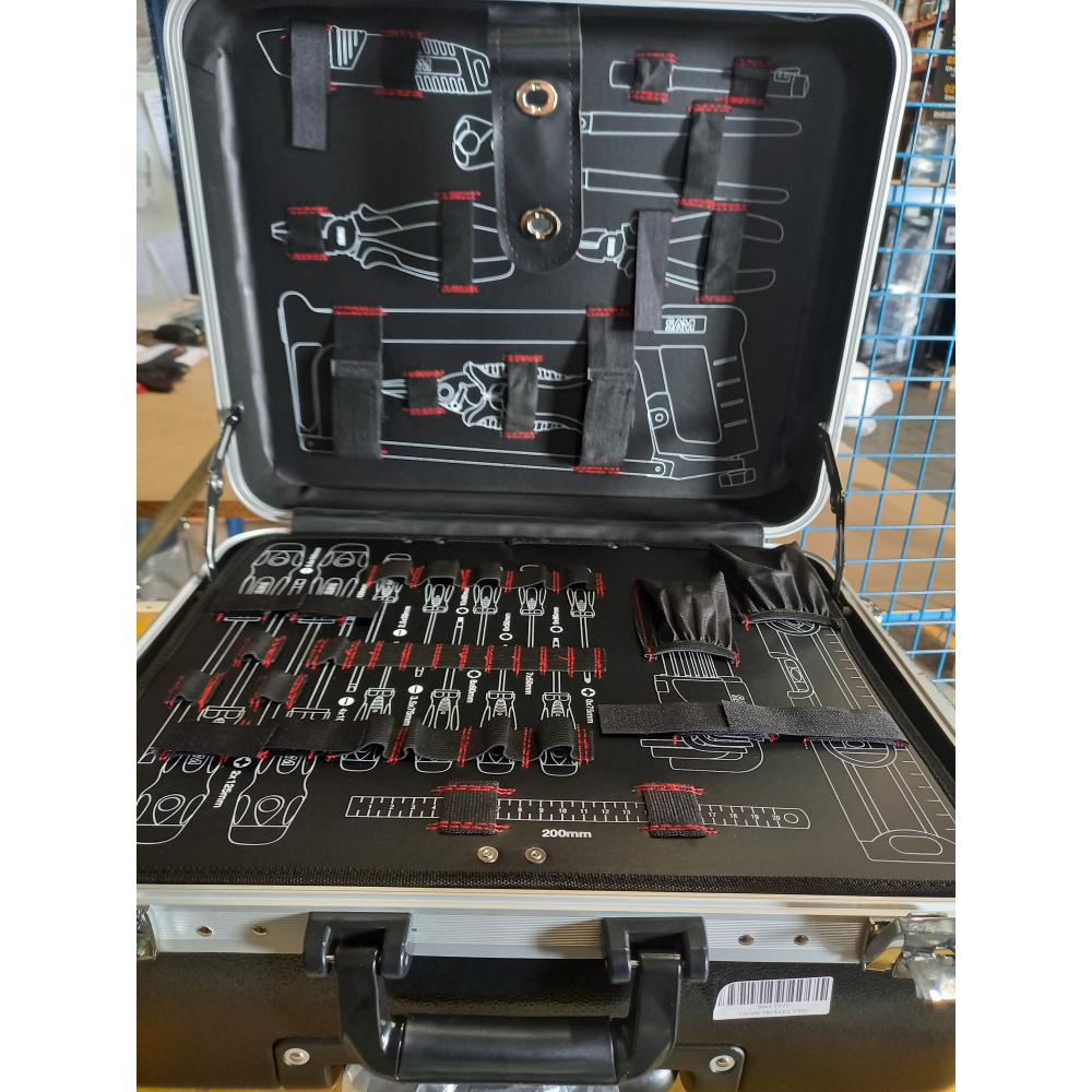 VALISE ROBUSTE 43 L SAM OUTILLAGE AVEC TROLLEY - OCCASION - TVJT