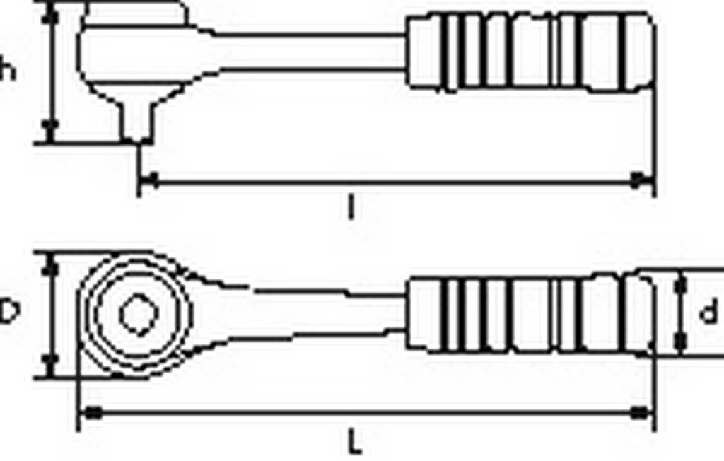 CLIQUET 1/4' CHANTIER SAM OUTILLAGE - R157B
