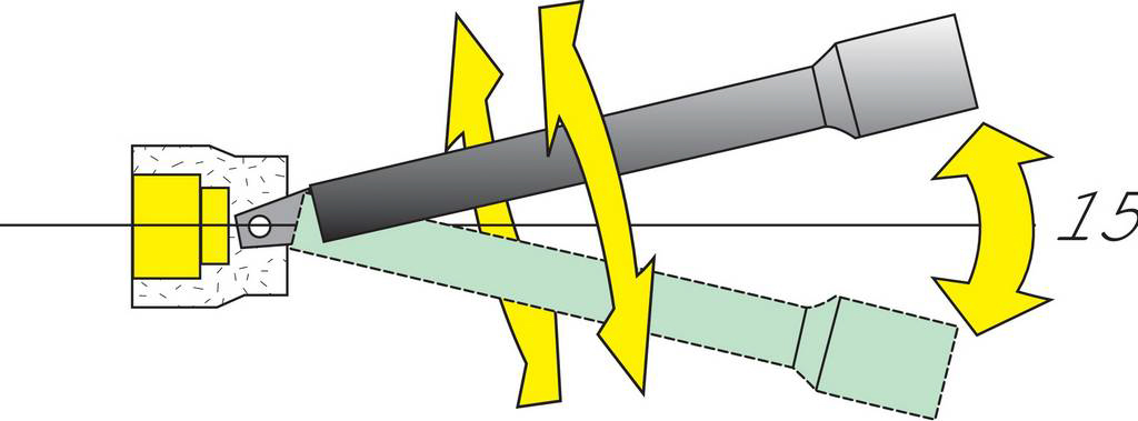 RALLONGE 1/4 ANGULAIRE 75 MM SAM OUTILLAGE - R211SP