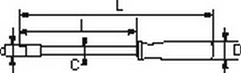 RALLONGE 1/4' EMMANCHEE 160 MM - SAMOUTILLAGE - R-227