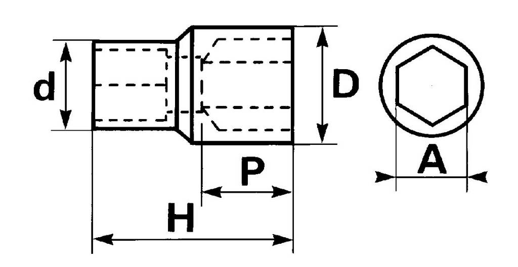 DOUILLE 1/4 6 PANS 3.5 MM SAM OUTILLAGE - R3,5