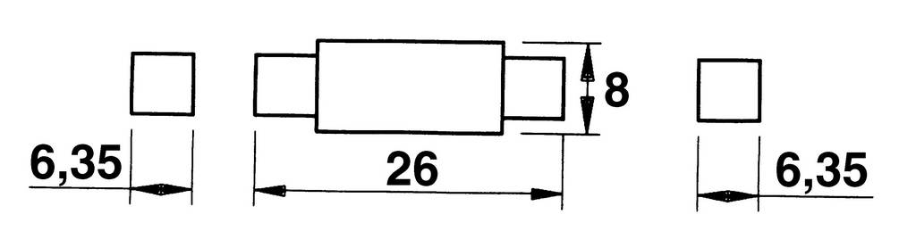 CARRE ADAPTEUR  F 1/4 EN M 1/4 - SAMOUTILLAGE - R-380
