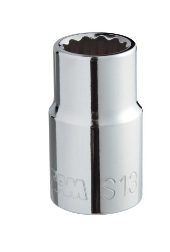 DOUILLE SAM OUTILLAGE COURTE 1/2' 12 PANS EN POUCES -S-19/32