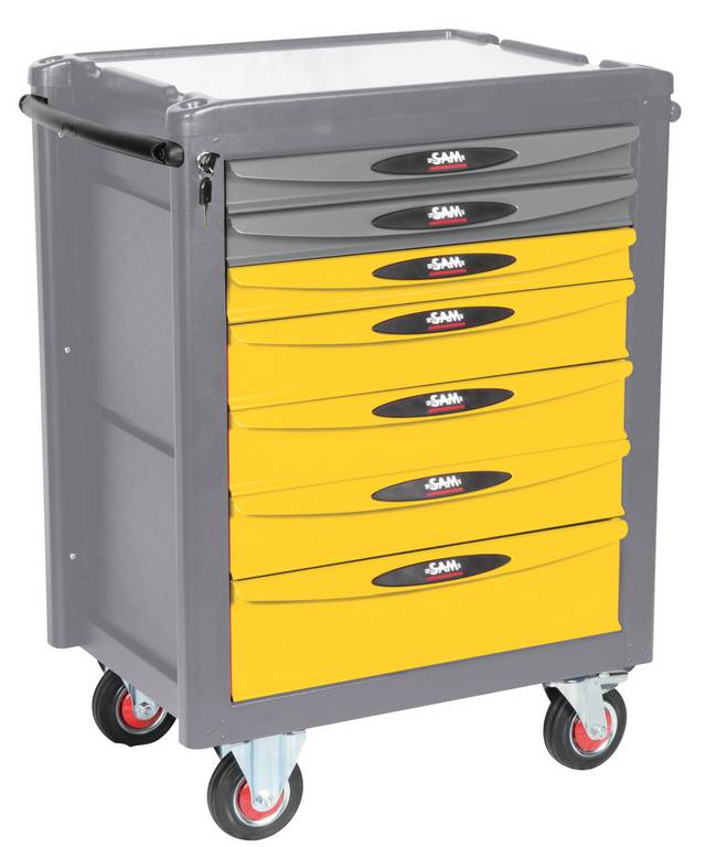 Servante d'atelier Renault 7 tiroirs SAM OUTILLAGE - SERVI740R