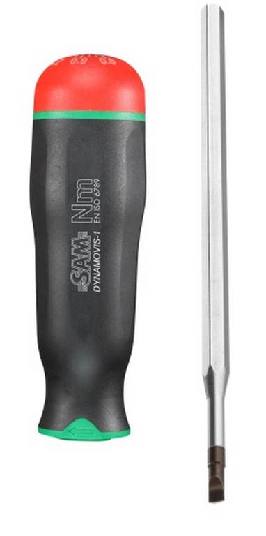 Tournevis DYNAMOVIS 0,6 à 1,5 Nm + Lame fente 4X0,8 SAM OUTILLAGE - T1DINF4X0,8