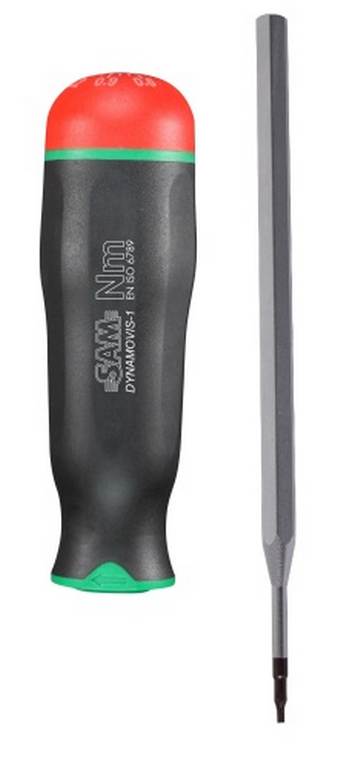 Tournevis DYNAMOVIS 0,6 à 1,5 Nm + Lame hexagonale 2 SAM OUTILLAGE - T1DINH2