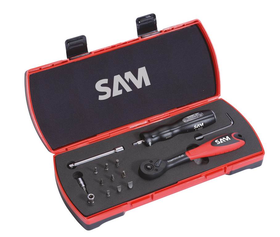 COFFRET TOURNEVIS DYNAMOMETRIQUE 1/4' SAM OUTILLAGE - T42J1