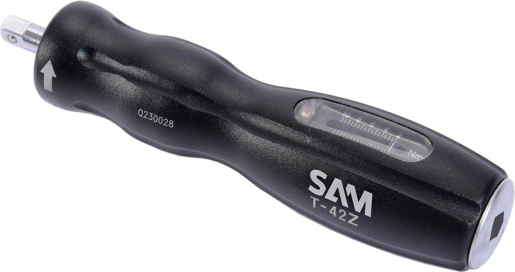 TOURNEVIS DYNAMOMETRIQUE 2-10 NM DEBRAYABLE CARRE 1/4' SAM OUTILLAGE - T42