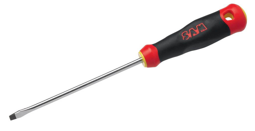 TOURNEVIS BIMATIERE S1 FENTE MECANICIEN 4X100 SAM OUTILLAGE - T4M100
