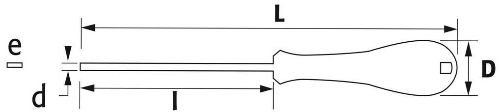 TOURNEVIS TRADITION ELECTRICIEN 4X100 MM SAM OUTILLAGE - TT4E100