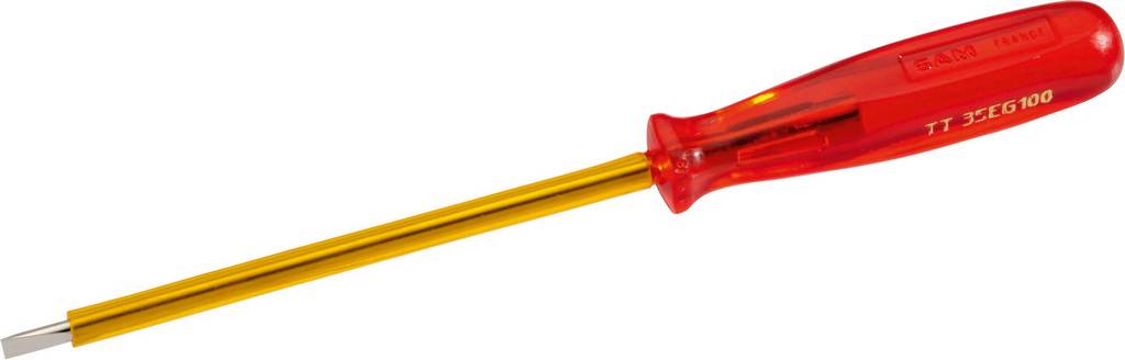 TOURNEVIS TRADITION FENTE LAME GAINEE 5,5X200 MM SAM OUTILLAGE - TT55EG200