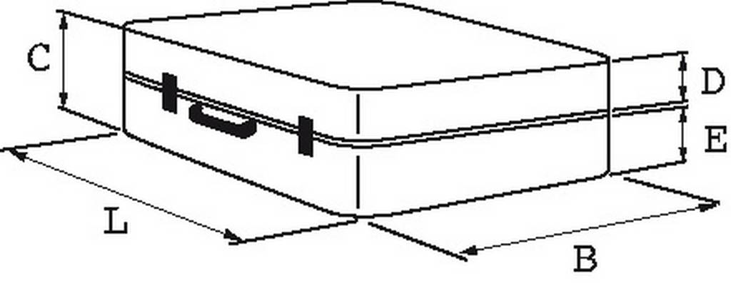 VALISE ALUMINIUM LISSE DOUBLE PLATEAUX SAM OUTILLAGE - TVU4