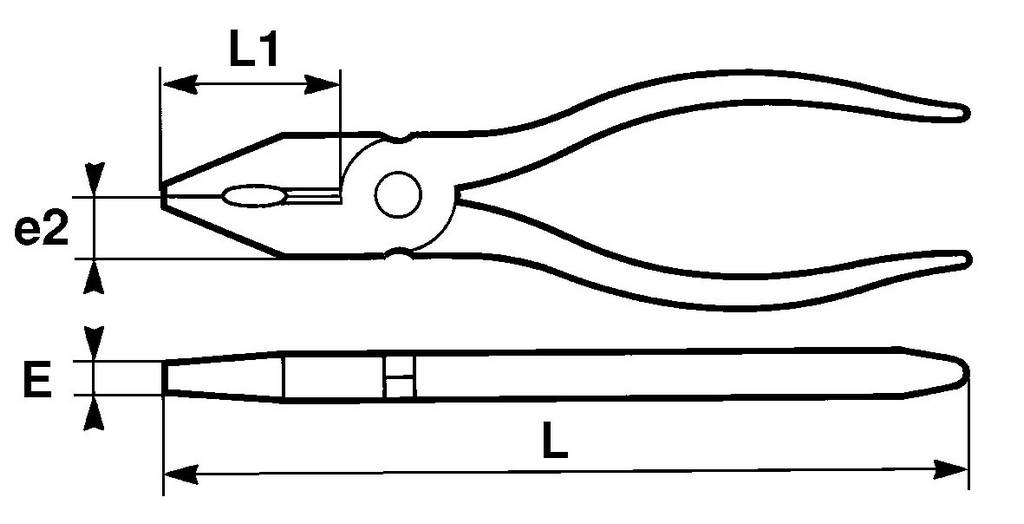 PINCE UNIVERSELLE ISOLEE 165 MM SAM OUTILLAGE - Z20416