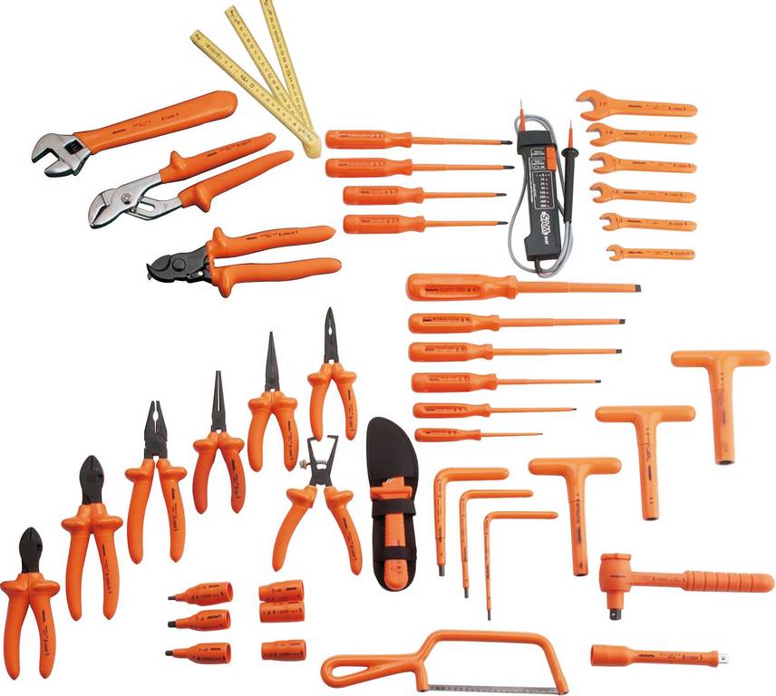 COMPOSITION 45 OUTILS ISOLES DANS SACOCHE SAM OUTILLAGE - Z45TVS