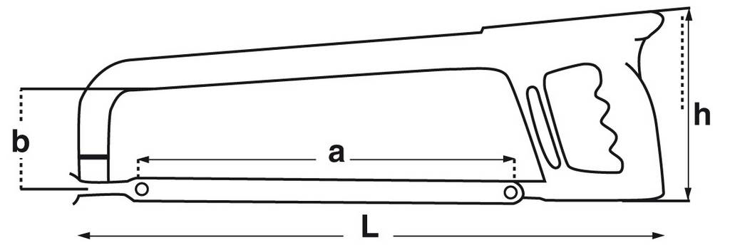 MONTURE DE SCIE ISOLEE PAR INJECTION SAM OUTILLAGE - Z6906