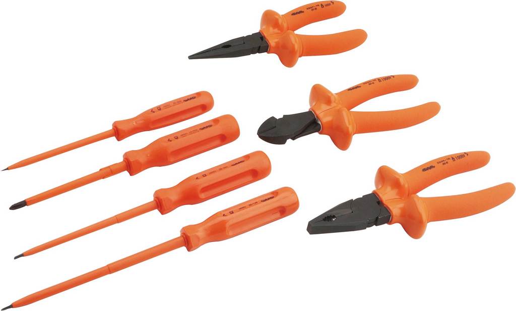 COMPOSITION 7 OUTILS ISOLES DANS SACOCHE TOILE SAM OUTILLAGE - Z7PTE