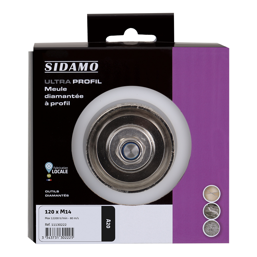 Meule diamantée à profil SIDAMO - 11130222