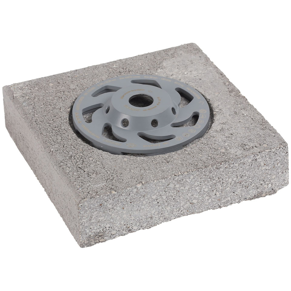 Assiette à poncer diamant PRO CUP BOOMERANG pour surfaçage béton à sec ou à eau SIDAMO - 11131002