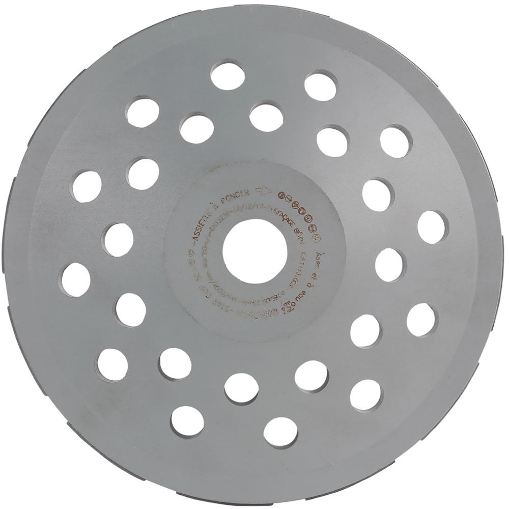 Assiette à poncer diamant STAR CUP SC pour surfaçage à sec ou à eau de béton SIDAMO - 11131009