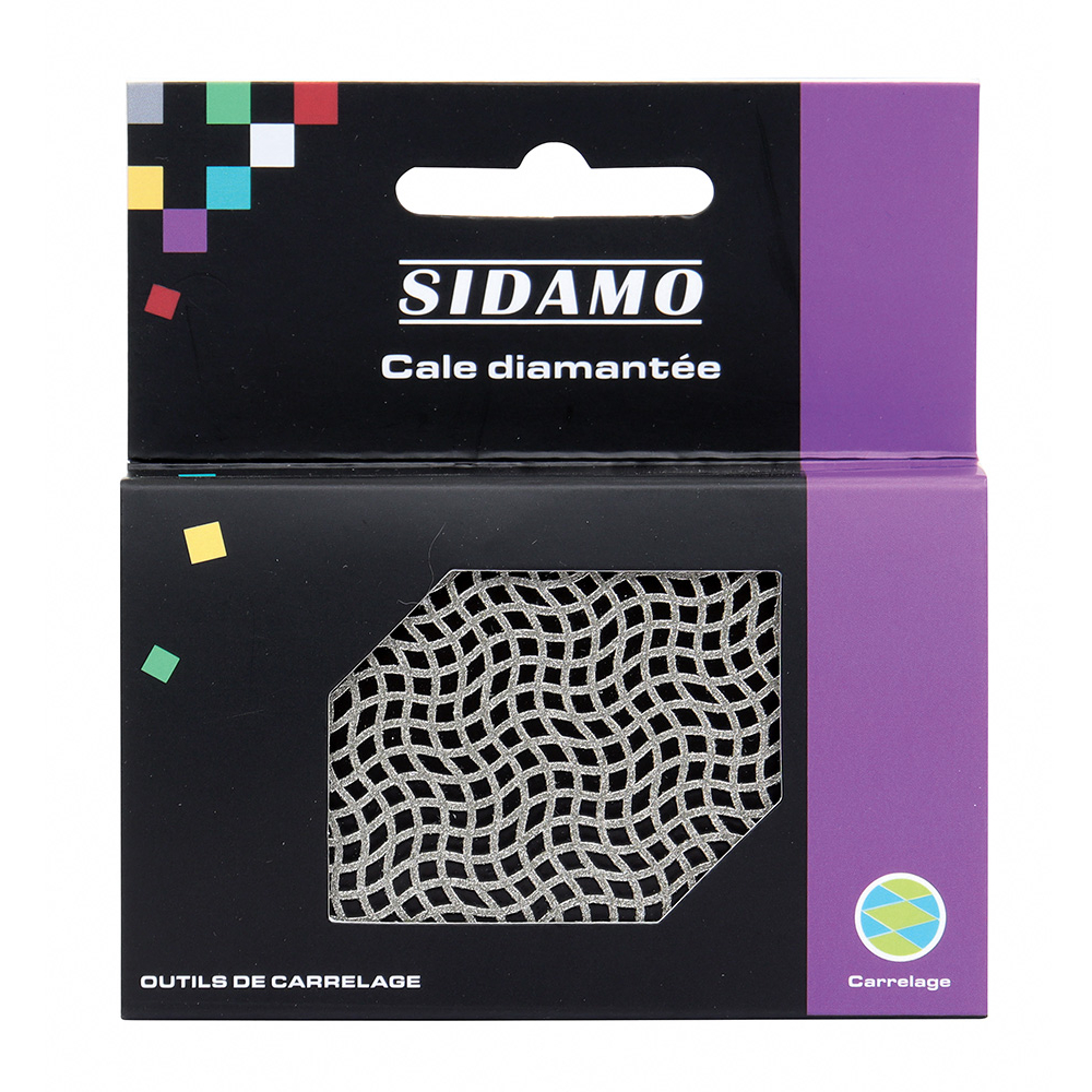 Cale diamantée CALE DURE GR 120 pour ponçage et polissage des bords de carreaux et pierres naturelles SIDAMO - 11200094