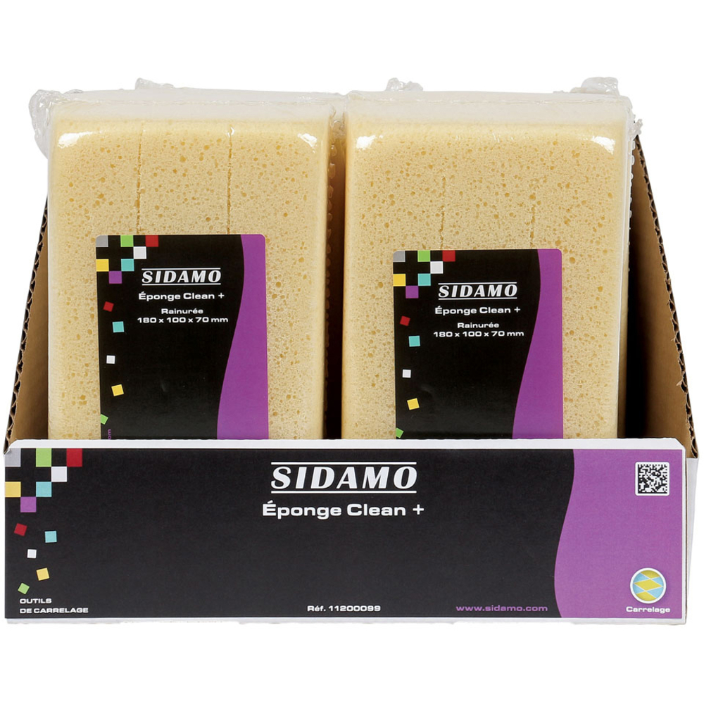 Éponge Sweepex CLEAN + pour nettoyage des joints et carrelages SIDAMO - 11200099