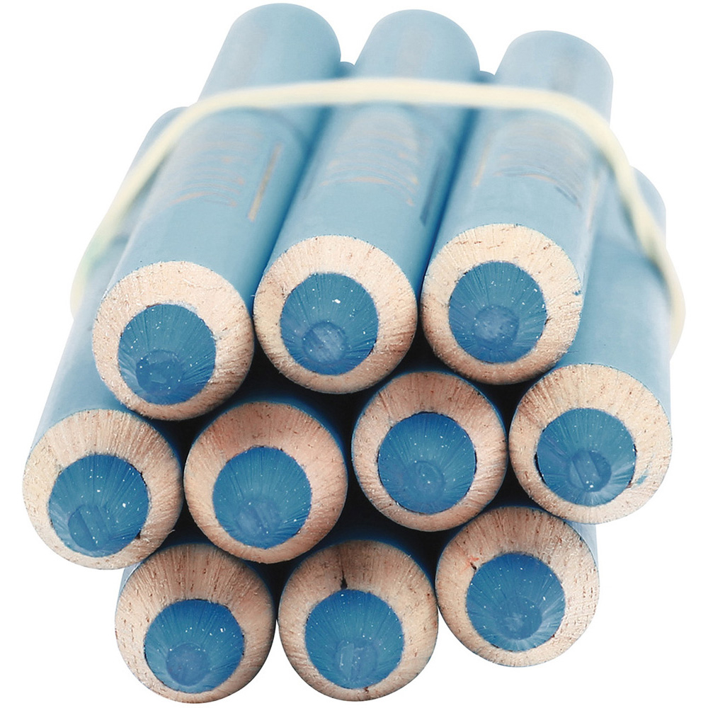 Crayon gras bleu pour tracer sur carrelage, céramique et verre SIDAMO - 11255008