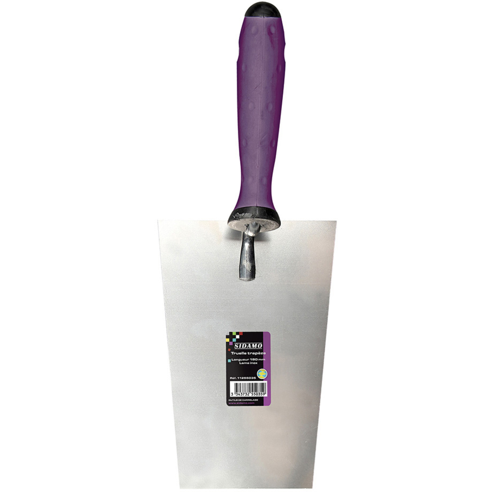 Truelle 180 pour application uniforme de colles et enduits SIDAMO - 11255035