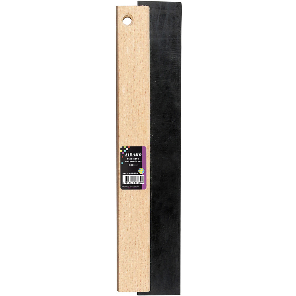 Raclette caoutchouc noir 300 mm pour remplissage joints de carrelage SIDAMO - 11255039