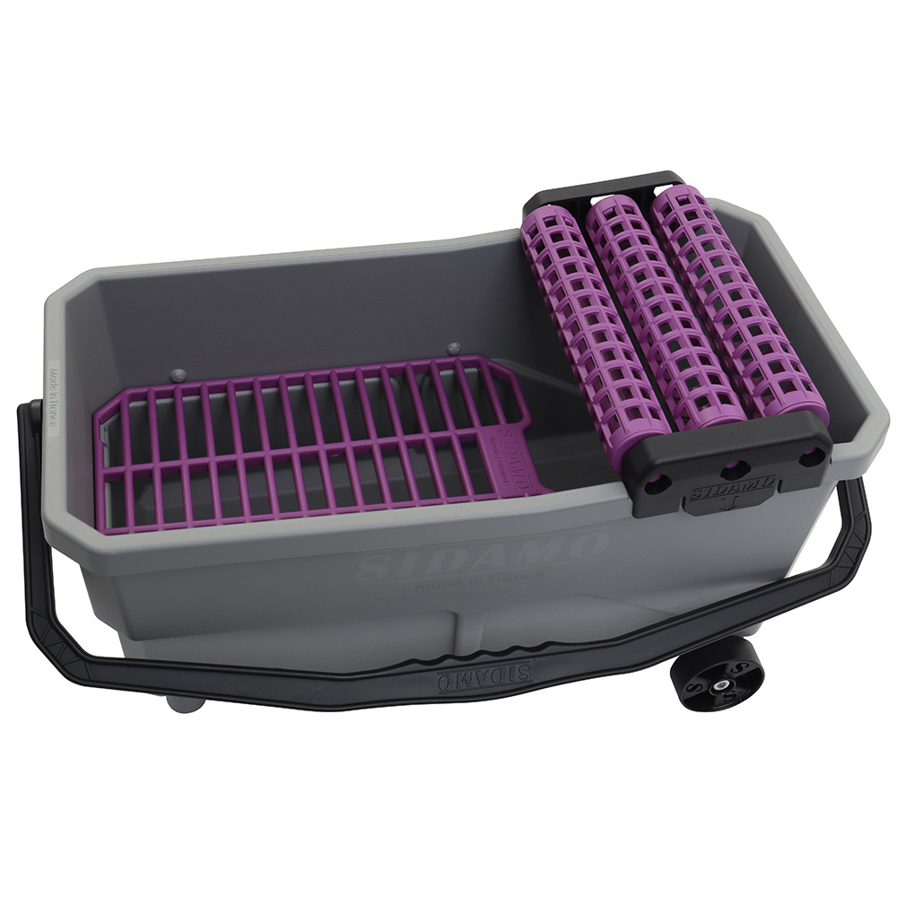 Bac de rinçage 18 L DUOBAC 18P pour nettoyage de joints de carrelage sur grandes surfaces SIDAMO - 11255070